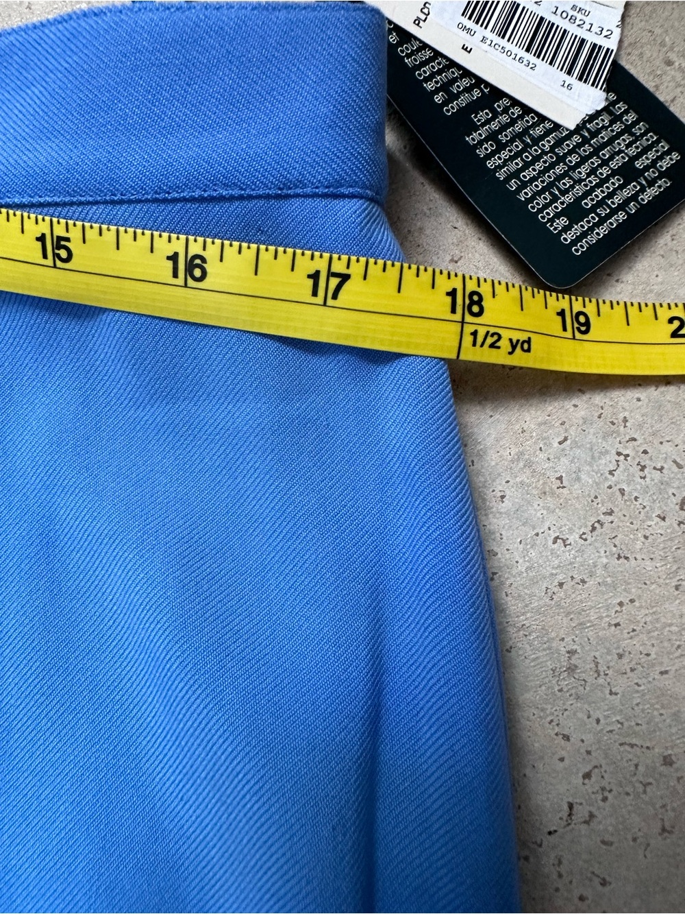 Lauren Ralph Lauren 100% Silk Wide Leg Trousers NWT Blue Dress Pants Women’s 16 - Picture 11 of 11